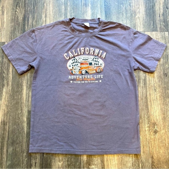 California Print Graphic Logo Tee Shirt Size S - Picture 1 of 5